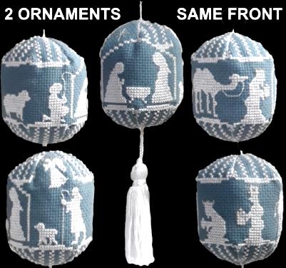 3D NATIVITY ORNAMENTS